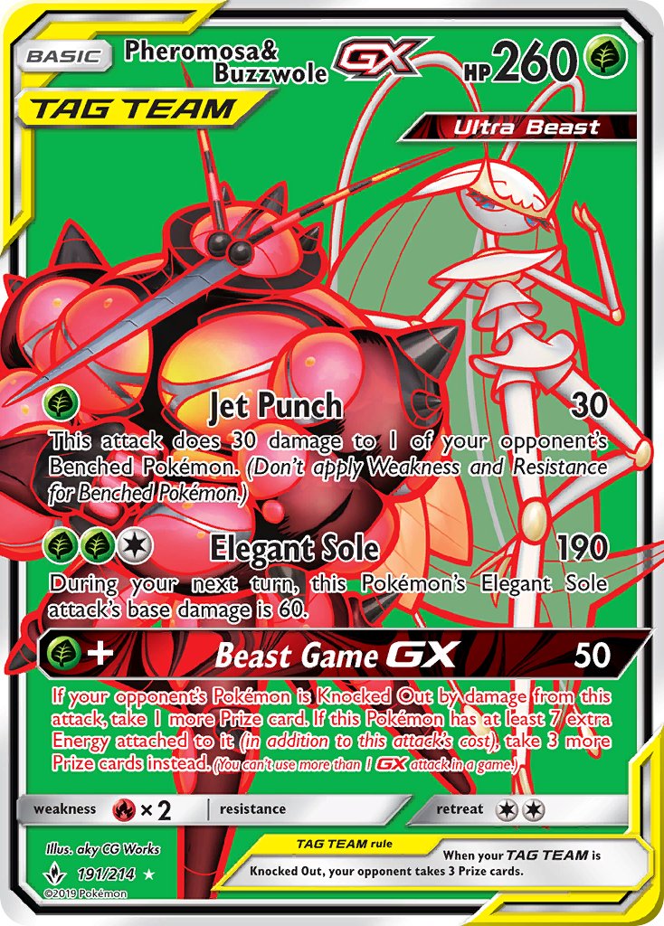 Pheromosa & Buzzwole-GX - 191 - Unbroken Bonds