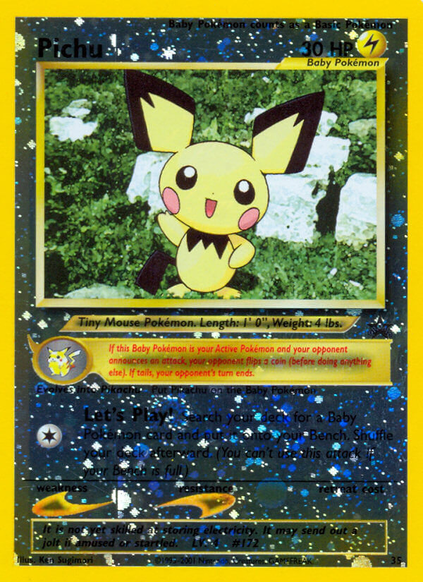 Pichu - 35 - Wizards Black Star Promos