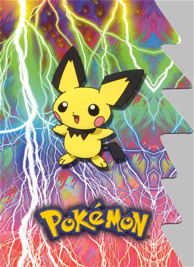 Pichu - 4 of 18 - Topps - Johto League Champions - front