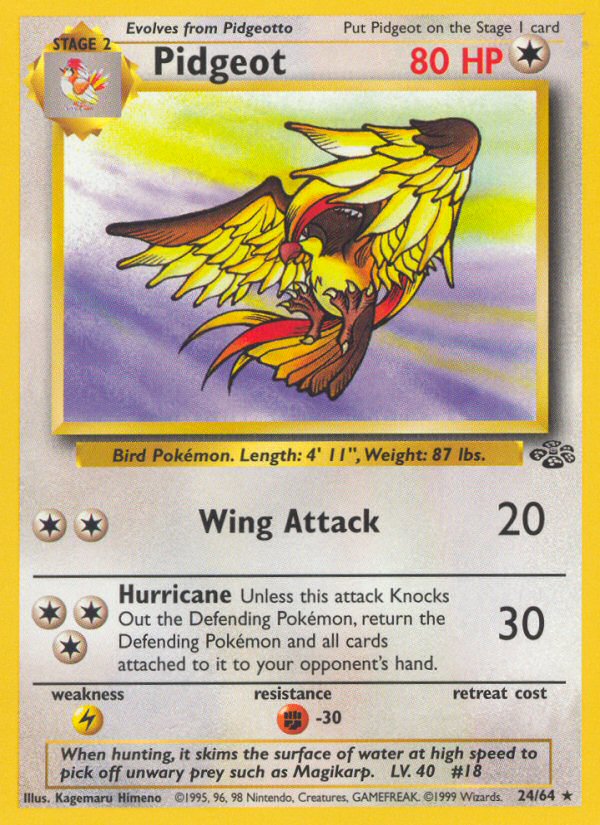 Pidgeot unlimited jungle set