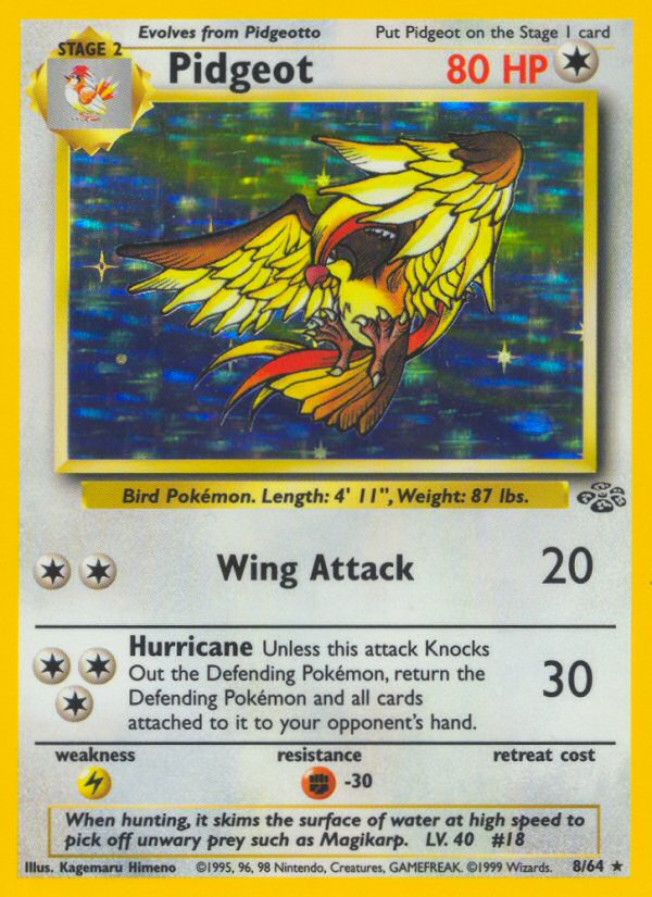 Pidgeot unlimited jungle set