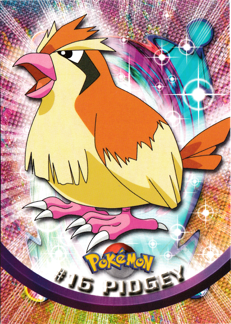 Pidgey - 16 - Topps - Series 1 - front