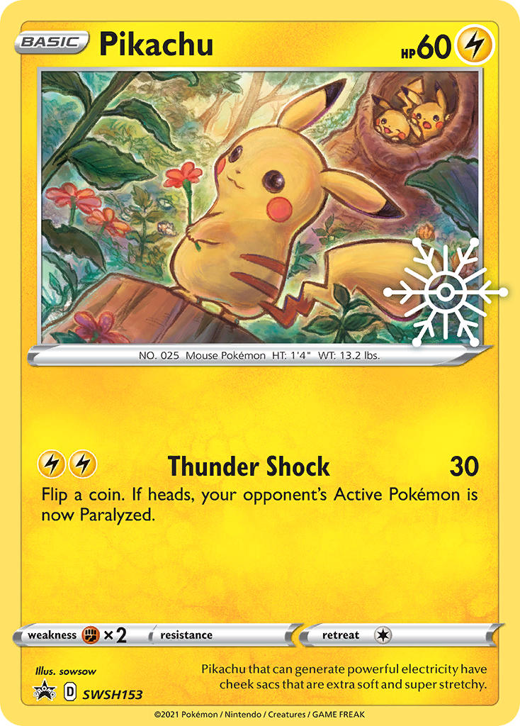 Pikachu - SWSH153 - Sword & Shield Promos