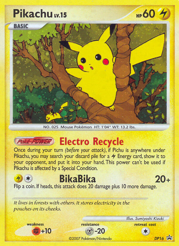 Pikachu - DP16 - Diamond & Pearl Promos