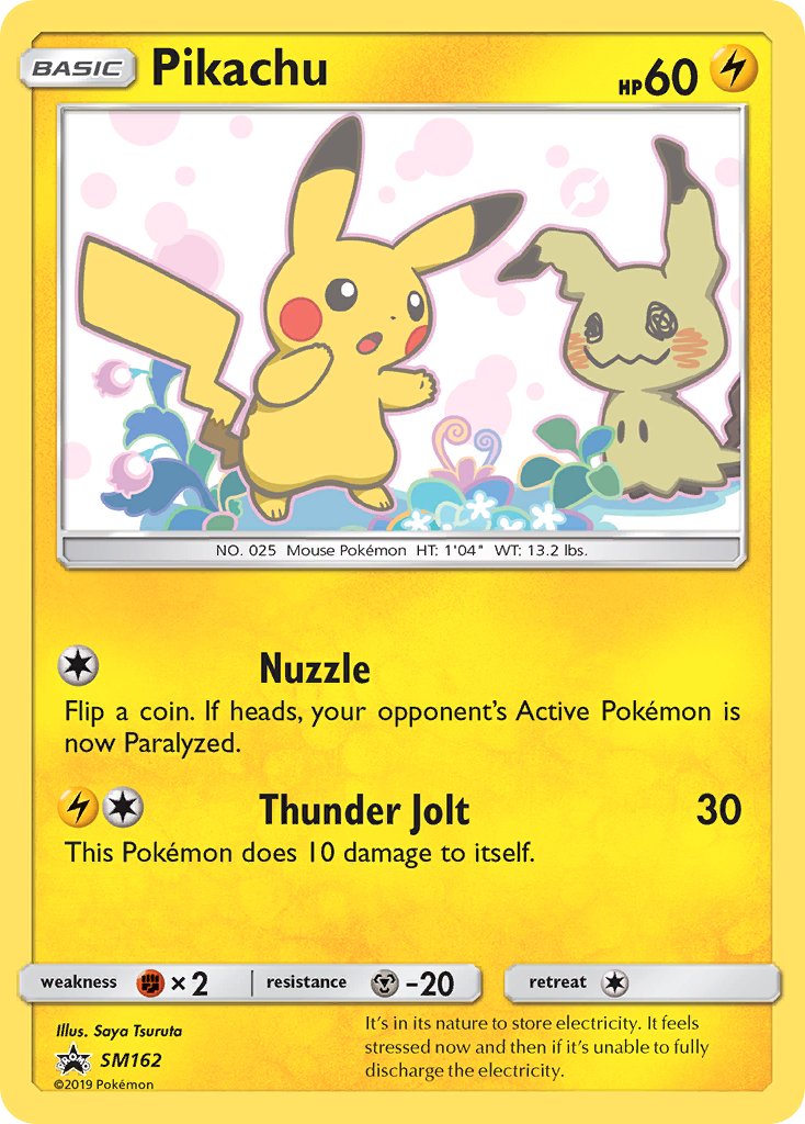 Pikachu - SM162 - Sun & Moon Promos