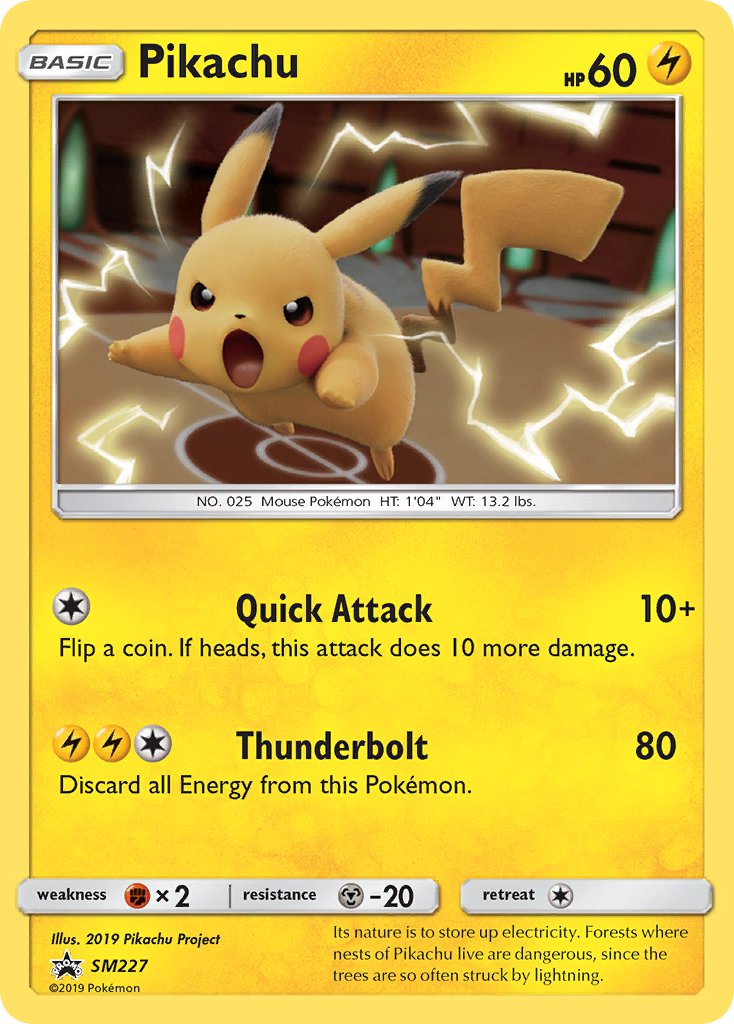 Pikachu - SM227 - Sun & Moon Promos