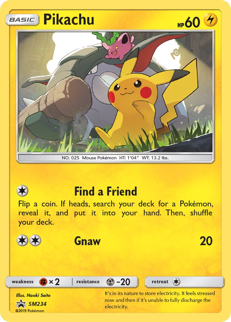 Pikachu - SM234 - Sun & Moon Promos