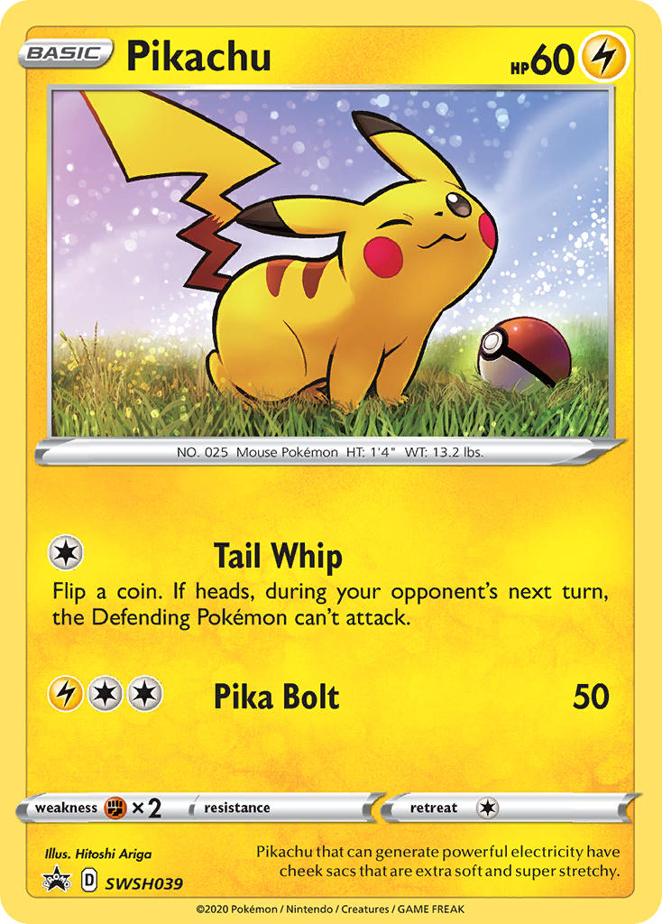 Pikachu - SWSH039 - Sword & Shield Promos