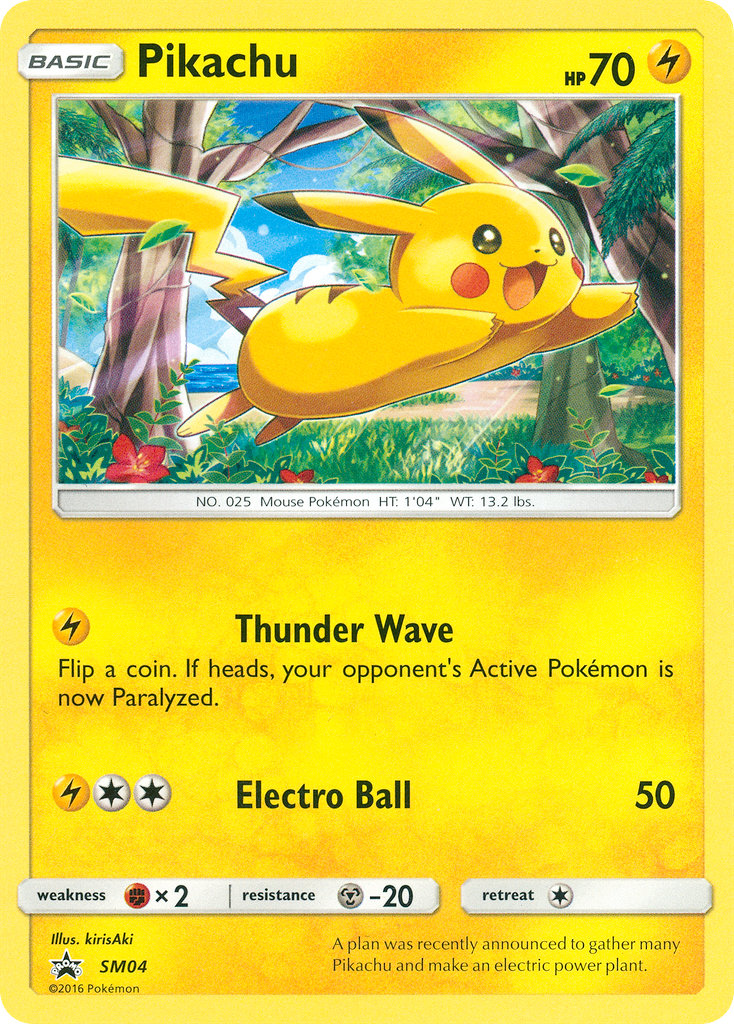 Pikachu - SM04 - Sun & Moon Promos