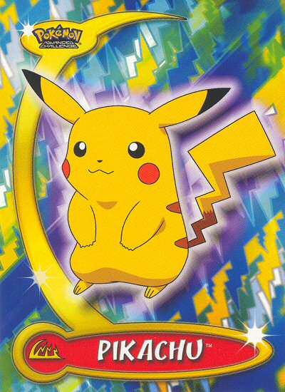 Pikachu - 53 - Topps - Pokemon Advanced Challenge - front