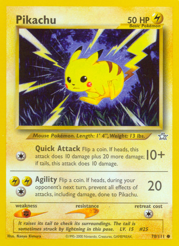 Pikachu - Neo Genesis - Unlimited