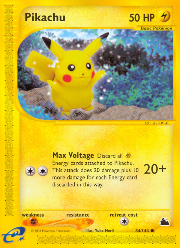 Pikachu - 84/144 - Skyridge