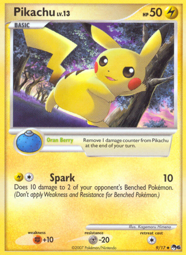 Pikachu - 9/17 - POP Series 6