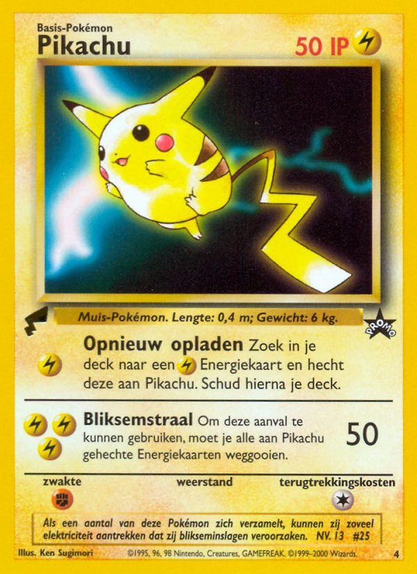 Pikachu - Dutch - World Collection 2000