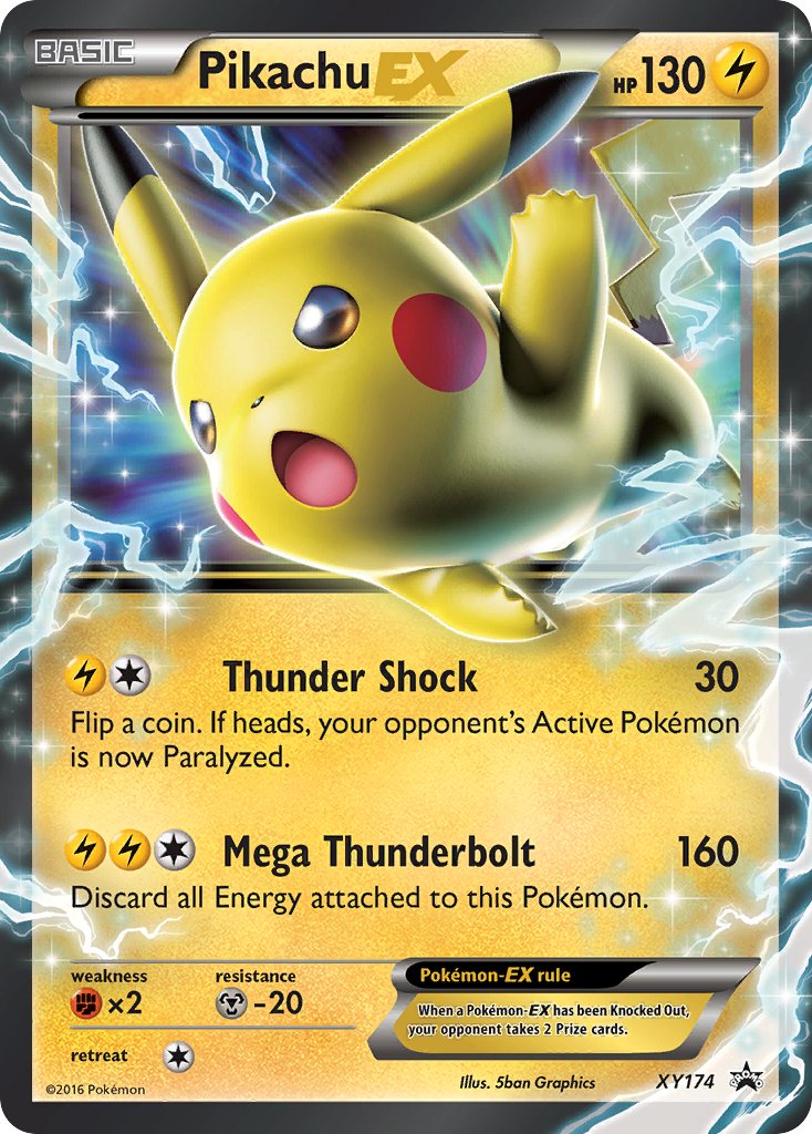 Pikachu-EX - XY174 - XY Promos