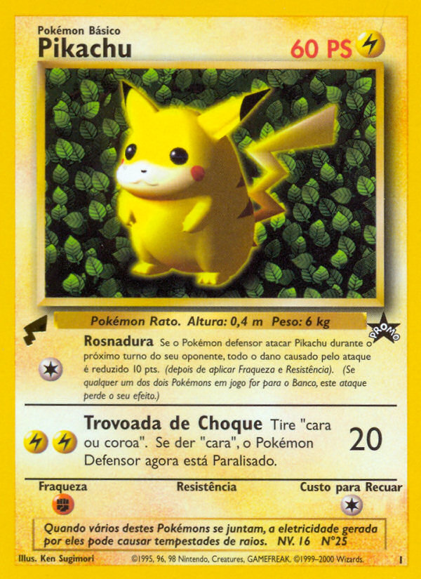 Pikachu - Portugese - World Collection 2000