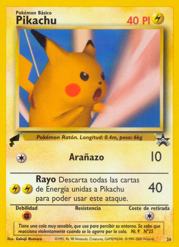 Pikachu - Spanish - World Collection 2000