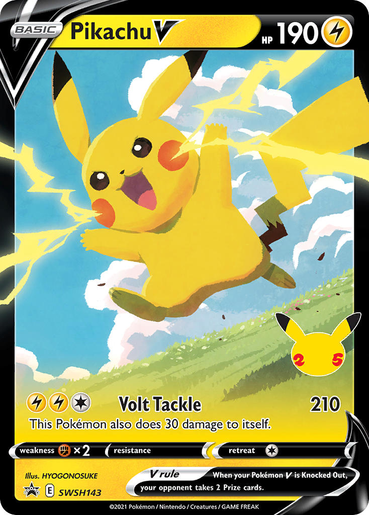 Pikachu V - SWSH143 - Sword & Shield Promos