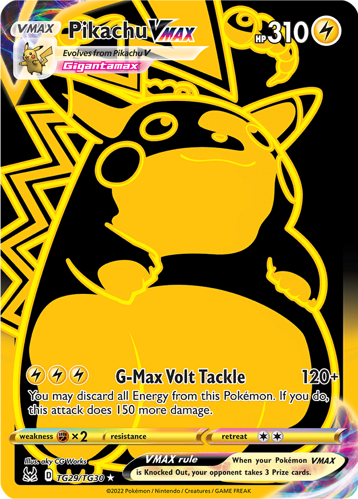Pikachu VMAX - TG29 - Lost Origin
