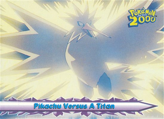 Pikachu Versus A Titan - 34 - Topps - Pokemon the Movie 2000 - front