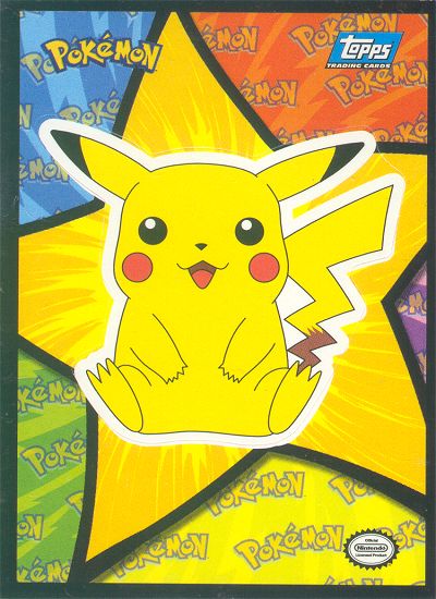 Pikachu - Topps - Pokemon puzzle - front