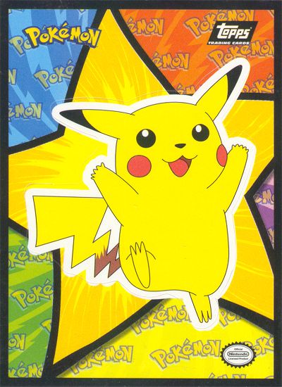 Pikachu - Topps - Pokemon puzzle - front