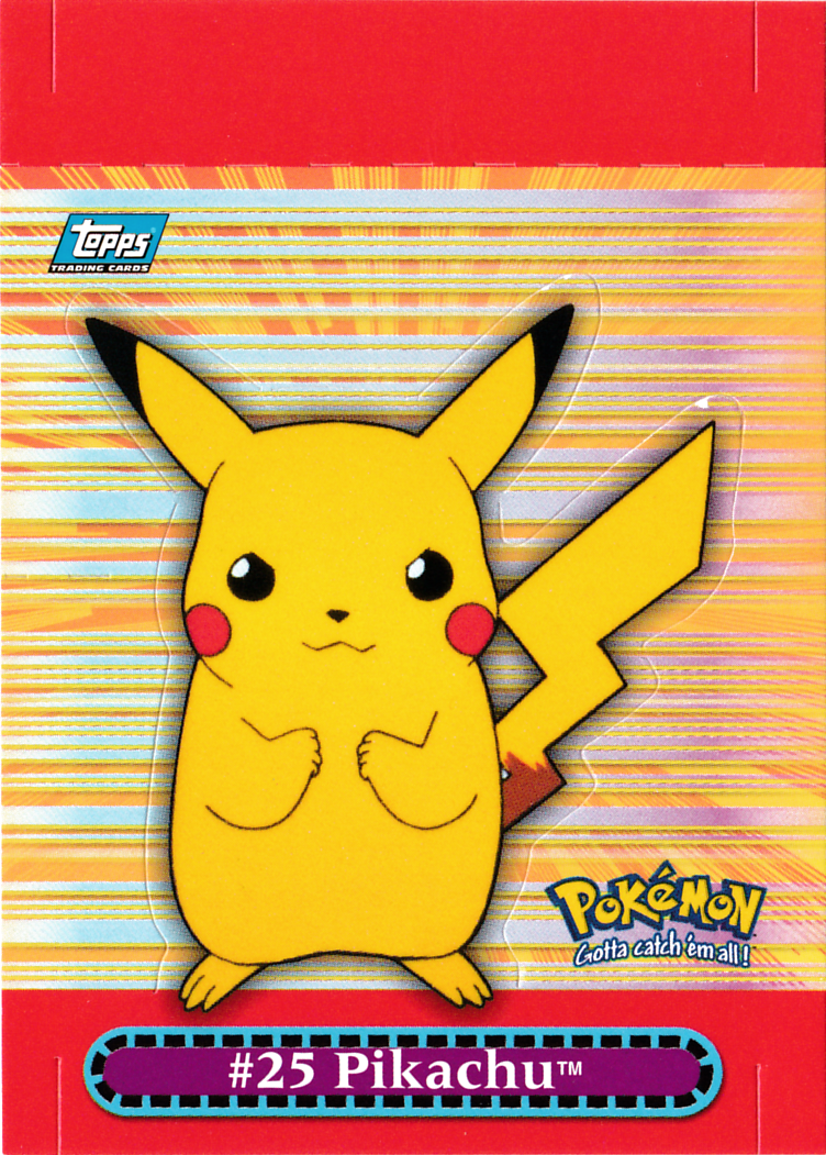 Pikachu - 2 of 10 - Topps - Series 3 - front