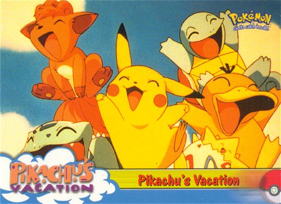Pikachu's Vacation - 42 - Topps - Pokemon the first movie - front