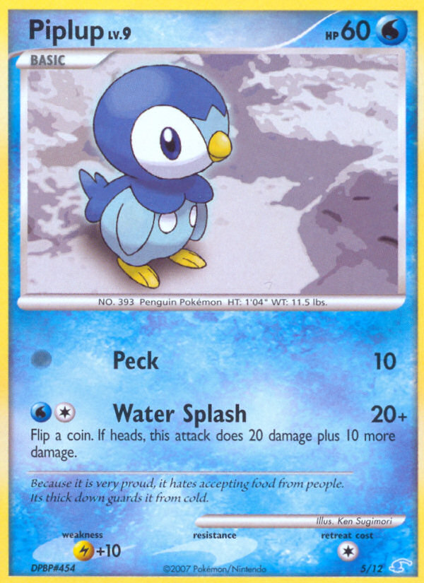 Piplup - 5/12 - DP Trainer Kit Manaphy