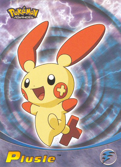 Plusle - 63 - Topps - Pokemon Advanced - front