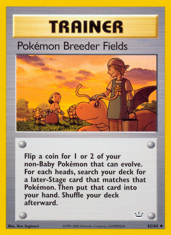 Pokémon Breeder Fields