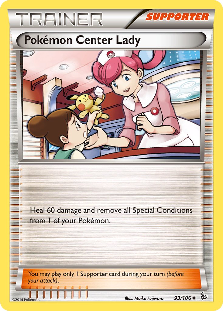 Pokémon Center Lady - 93 - Flashfire