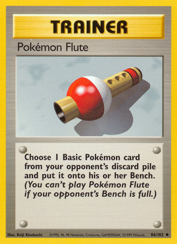 Pokémon Flute Base set Unlimited