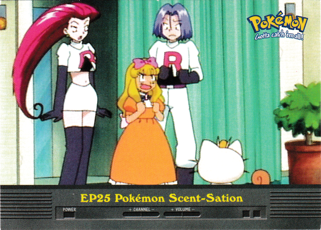Pokémon Scent-Sation - EP25 - Topps - Series 2 - front