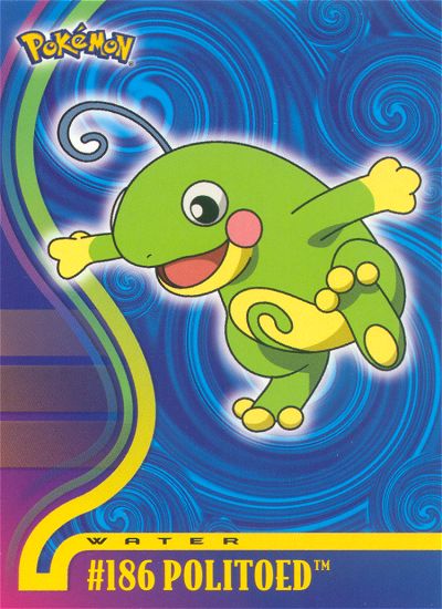 Politoed - 186 - Topps - Johto League Champions - front