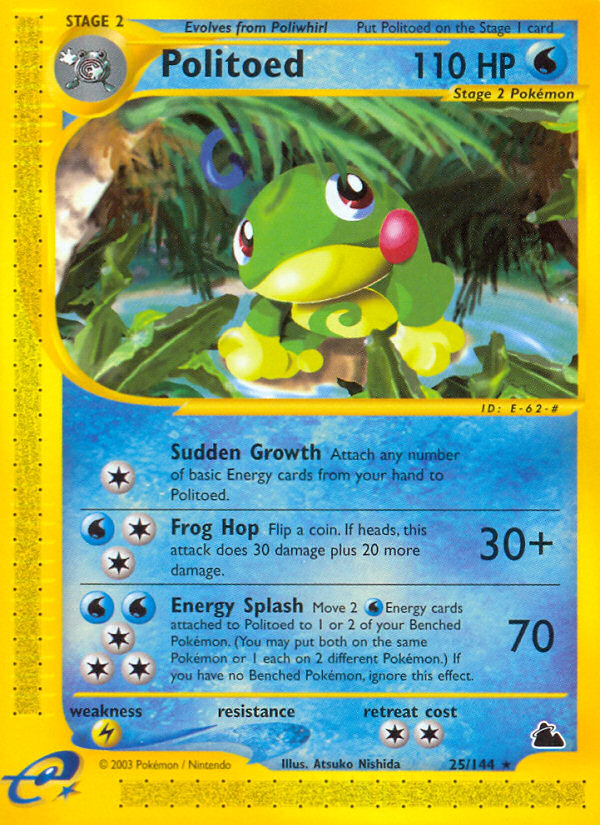 Politoed - 25/144 - Skyridge