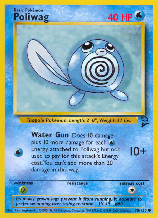 Poliwag-88-Base Set 2