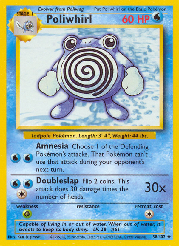 Poliwhirl Base set Unlimited