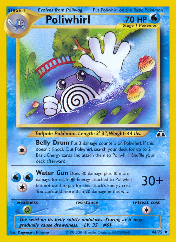 Poliwhirl - Neo Discovery - Unlimited