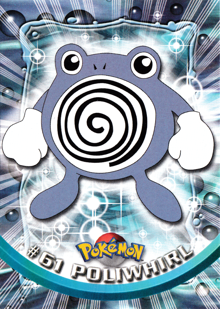Poliwhirl - 61 - Topps - Series 1 - front