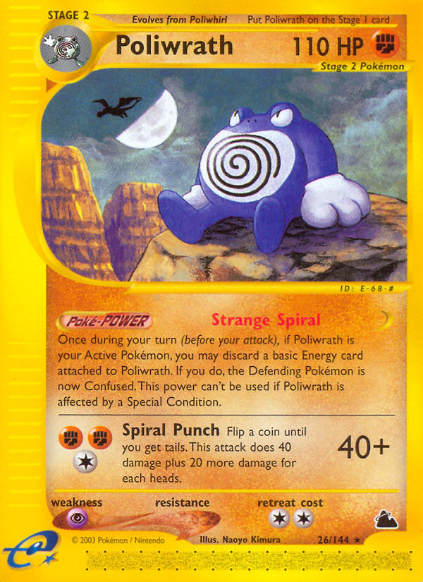 Poliwrath - 26/144 - Skyridge