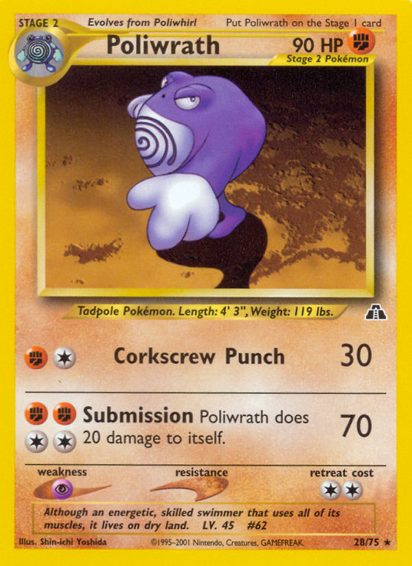 Poliwrath - Neo Discovery - Unlimited
