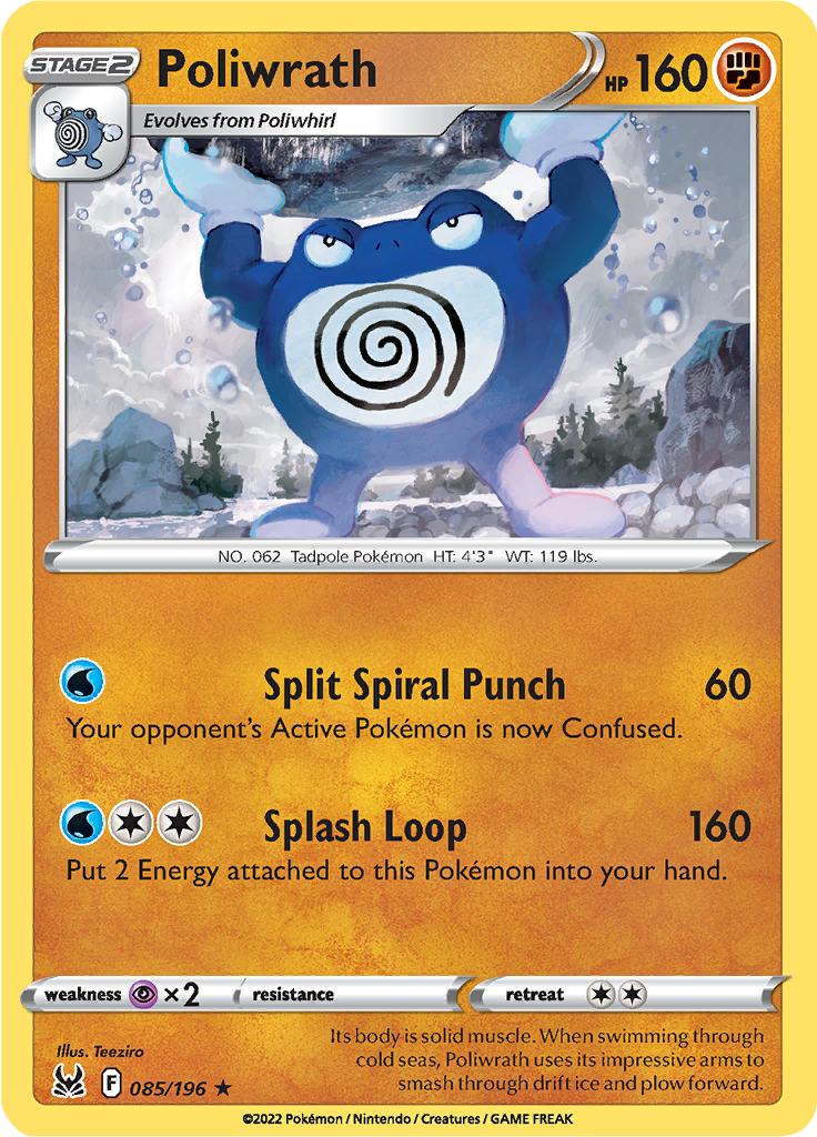 Poliwrath - 85 - Lost Origin