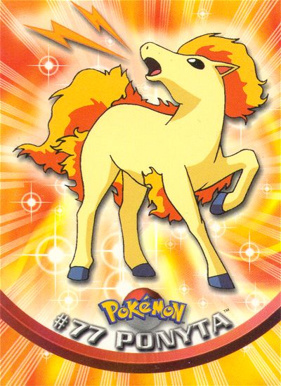 Ponyta - 77 - Topps - Series 2 - front