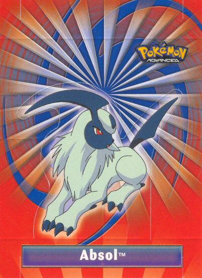 Absol - 10 of 10 - Topps - Pokemon Advanced - front