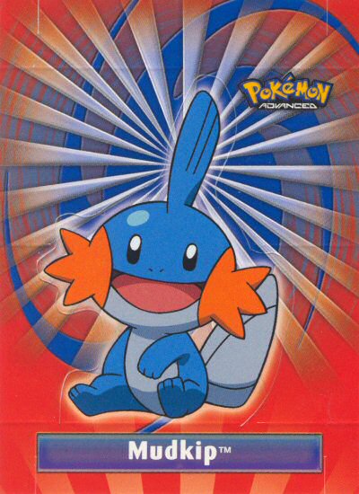 Mudkip - 2 of 10 - Topps - Pokemon Advanced - front