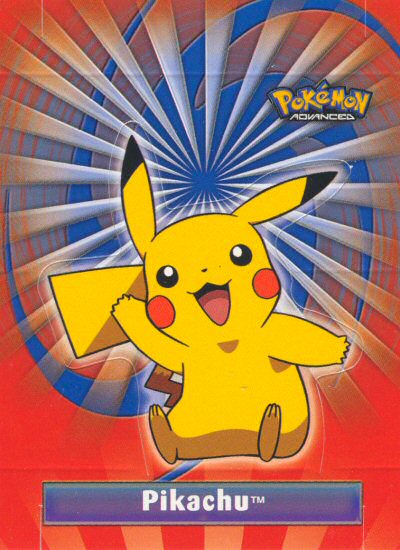 Pikachu - 3 of 10 - Topps - Pokemon Advanced - front