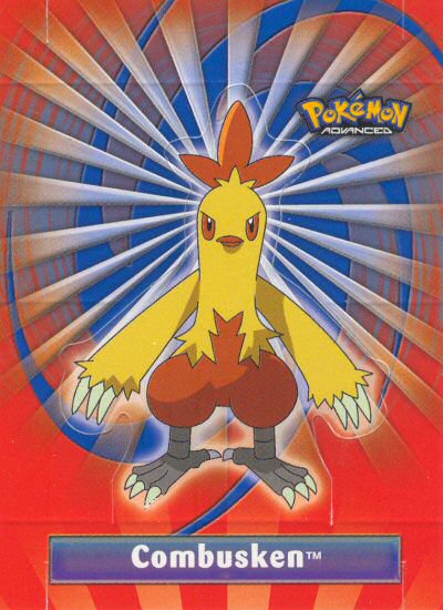 Combusken - 5 of 10 - Topps - Pokemon Advanced - front