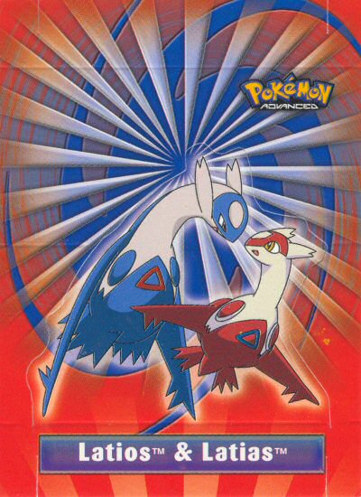 Latios & Latias - 7 of 10 - Topps - Pokemon Advanced - front