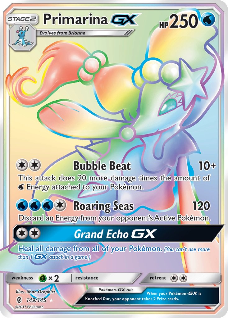 Primarina-GX - 149 - Guardians Rising